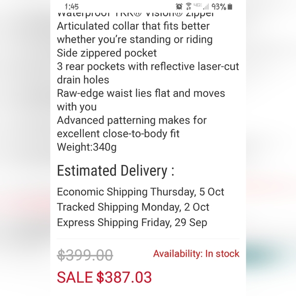 Castelli Alpha Ros women's Cycling Jacket Gray Black Orange size small NWT - Picture 8 of 16